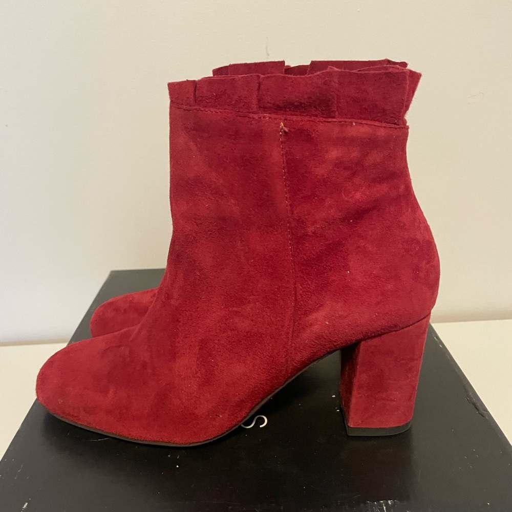 Brand new  ATELIERS red boots sz 38